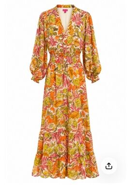 Vince Camuto Floral Maxi Dress - Boho Chic Fall & Spring Style